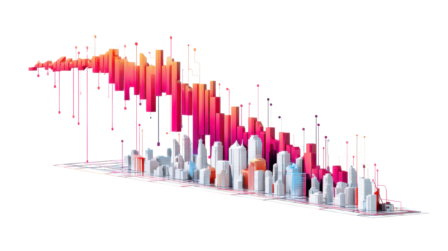 business team with graph - Powered by Adobe