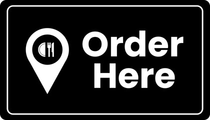 Order here banner