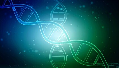 Abstract DNA double helix graphic