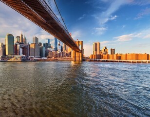 Fototapeta premium brooklyn bridge in new york city usa