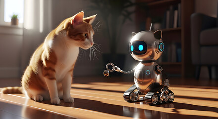 Cat meets Home Robot Assistance