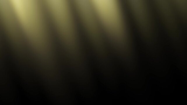 Loop sun light flare effect on a black background. Sun light golden effect shine light effect. Realistic sun rays shine diagonally from top left. Seamless loop Stock animation
