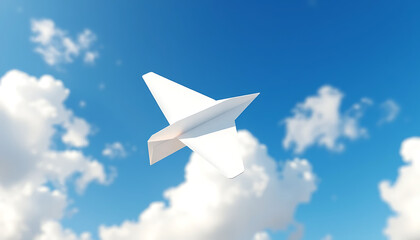 Paper Plane in the Sky