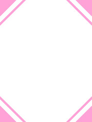 縦フレーム8,ピンク,枠,デザイン,カード,インフォメーション,三角,メッセージ,伝言,告知,お知らせ,メモ,コメント,広告,シンプル,直線的,囲み