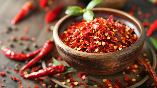 Flocos de pimenta vermelha calabresa