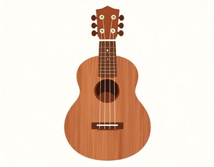 Obraz premium Wooden ukulele illustration