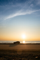 千里浜なぎさドライブウェイからの夕景