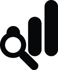 Data analytics icon set with editable stroke. Data analysis thin line icon collection. Vector illustration	