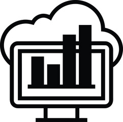 Data analytics icon set with editable stroke. Data analysis thin line icon collection. Vector illustration	
