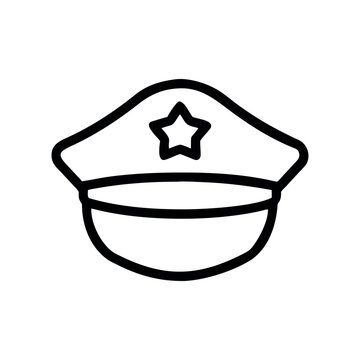 recommend clip art: Police Hat Icon Law Enforcement Officer's Uniform Cap