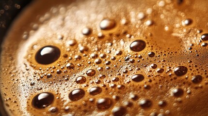 Espresso foam detail