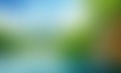 Abstract Gradient Background with Sky Blue, Green, and Brown Tones and Soft Light image photo