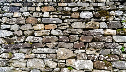 Fototapeta premium Ancient stone wall texture (1)