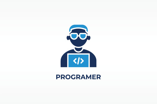 PROGRAMER vector, icon or logo sign isolated symbol illustration
