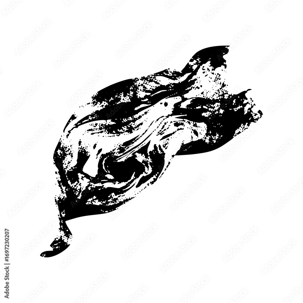 Poster vector abstract turtle with swirling .