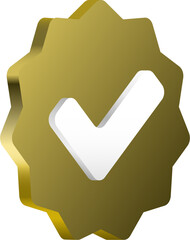 Validation and approval checkmark symbol