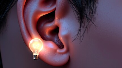 Idea Bulb Moment, Lightbulb Inspiration Art, Creative Spark Design, Sudden Insight Photo, Funny Idea Expression
