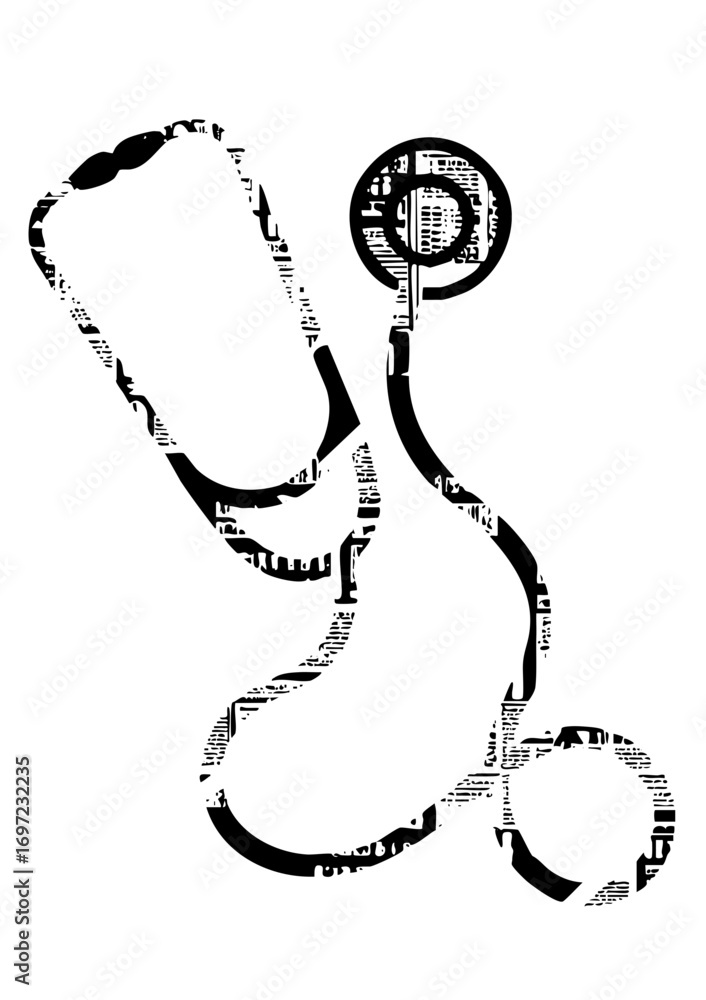 Poster vector dynamic figure depicts a person in a flowing energetic pose.