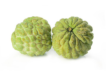 Fototapeta premium Custard apple on white background