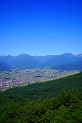 Naklejka premium 鷹狩山展望台からの眺め