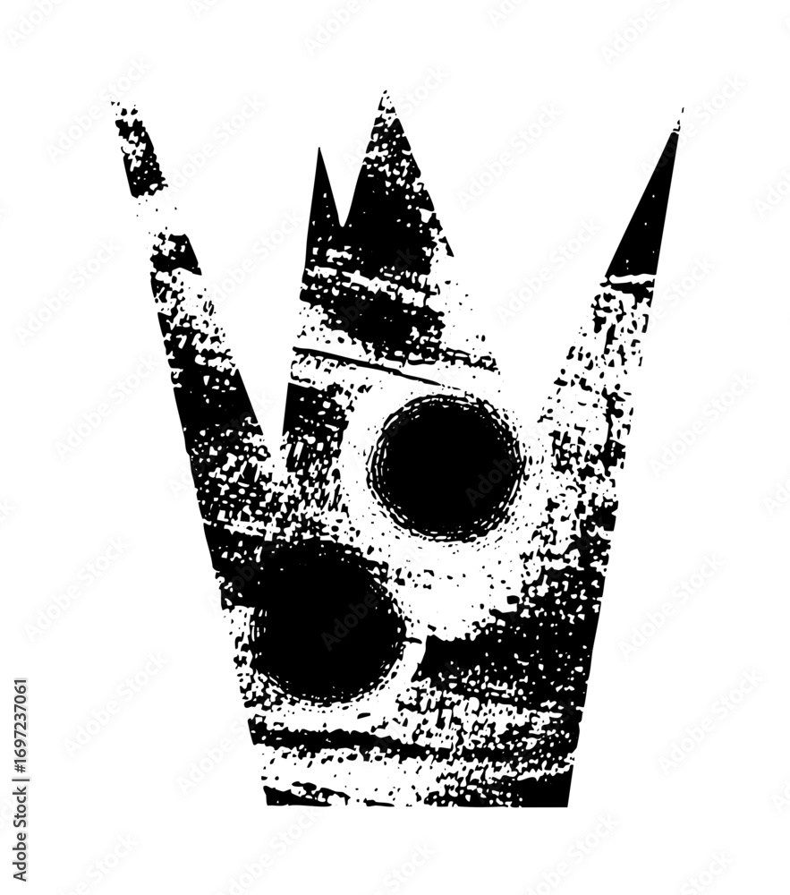 Poster vector abstract hand gesture with circular elements .