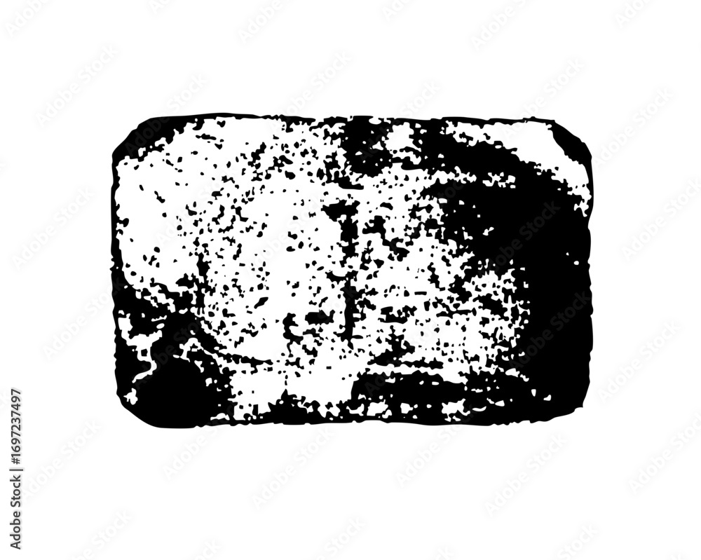 Poster vector abstract brick with textured surface.