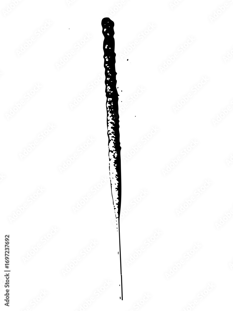 Poster vector abstract black splash vector with textured edges.