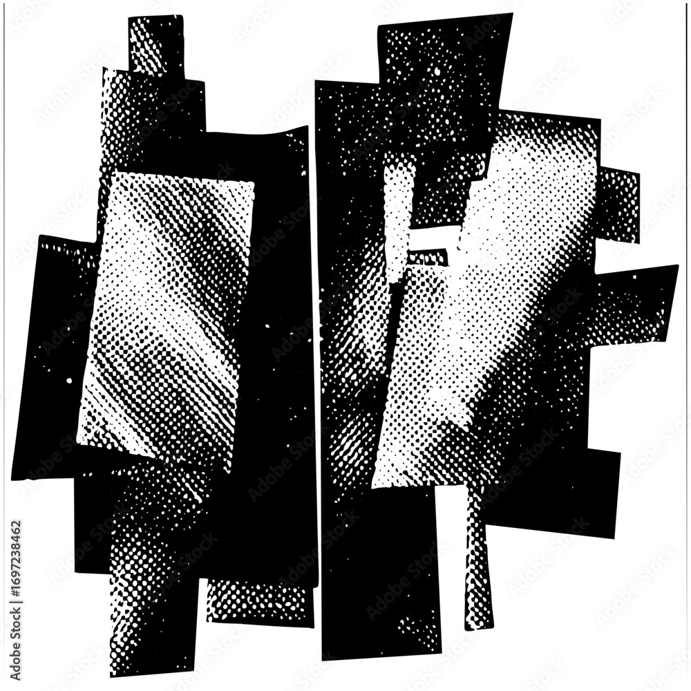 Poster vector abstract geometric shapes create a dynamic textured composition.