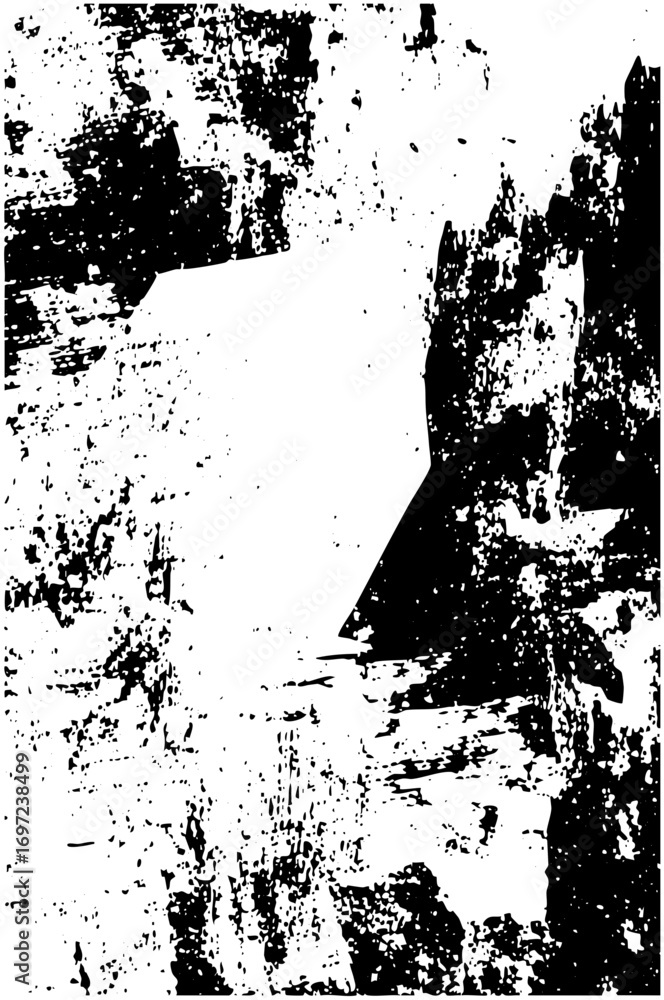 Leinwandbilder vector abstract distressed shapes create a dynamic fragmented frame.