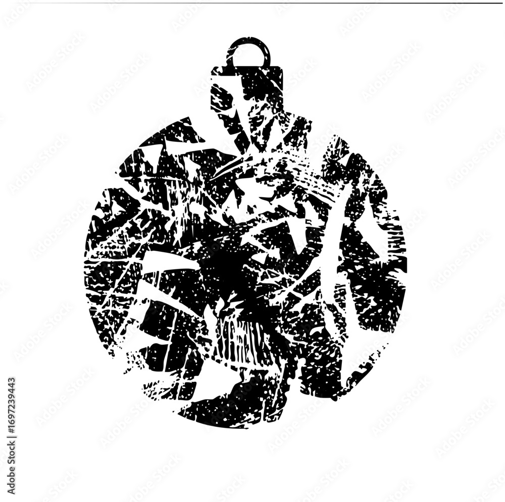 Poster vector dynamic figure with headphone stylized in a distressed vector .