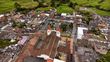 San Jose de la Montaña, Antioquia, Colombia. August 31, 2025. It is a mountainous municipality...