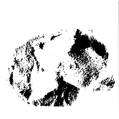 Vector Abstract portrait of a mans face in a distressed speckled vector style.