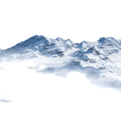 Fototapeta premium Snow covered mountain range
