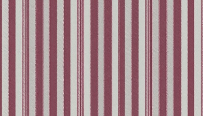 Red and White Pinstripe Fabric Texture Repeat