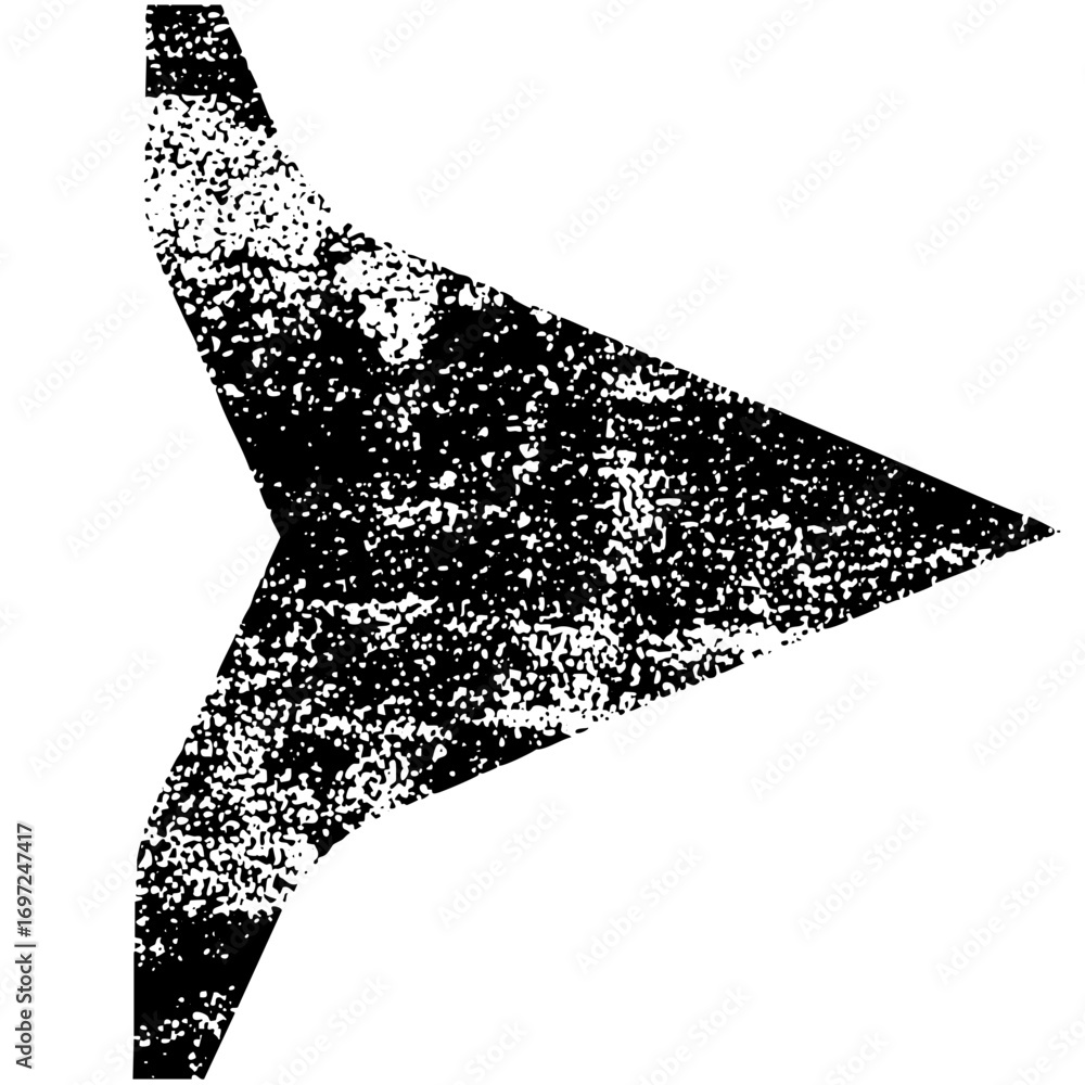 Poster vector distressed arrow points to the right.