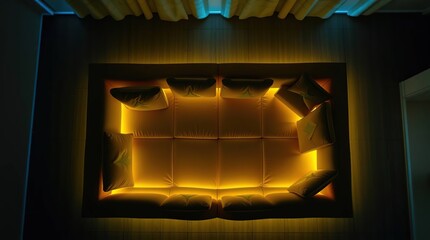 Modern Sofa Illuminated.