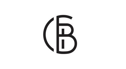 Elegant intertwined letters logo design exhibiting initial creativity and sophisticated branding