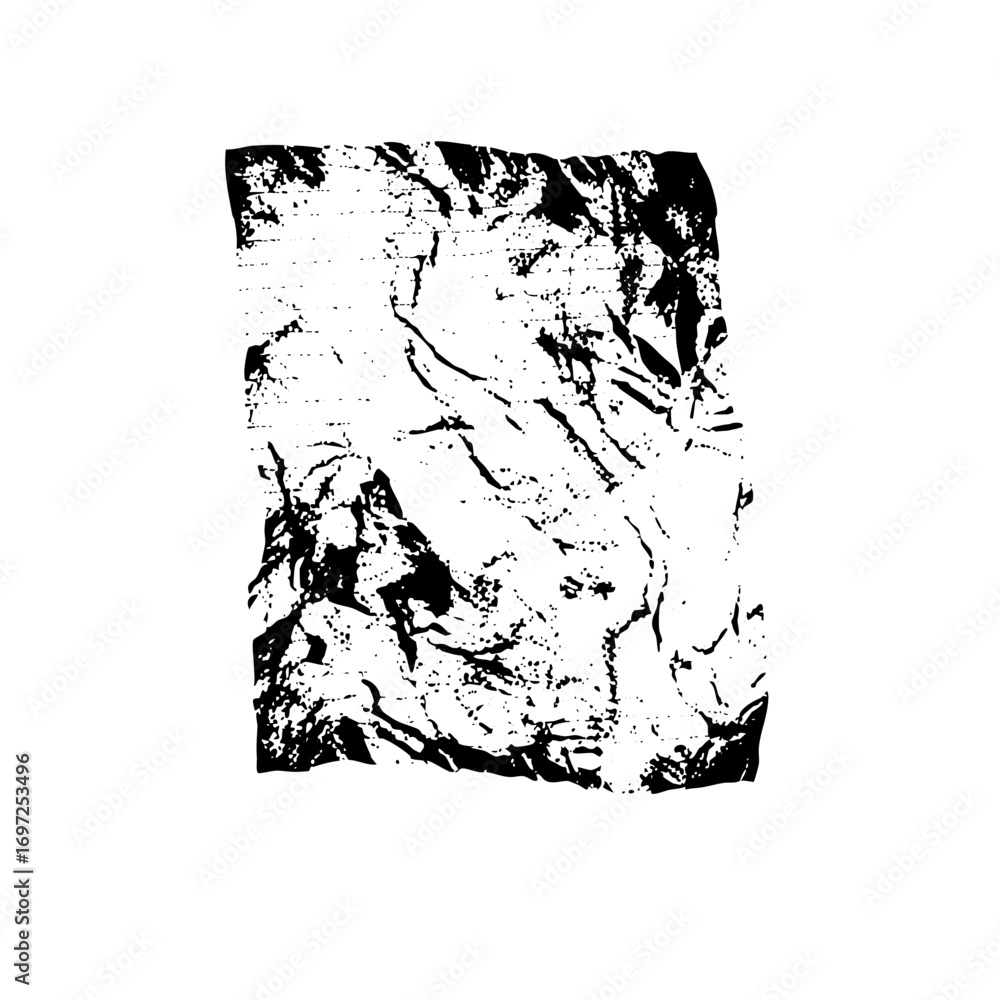Poster vector abstract fractured terrain with dynamic shapes.