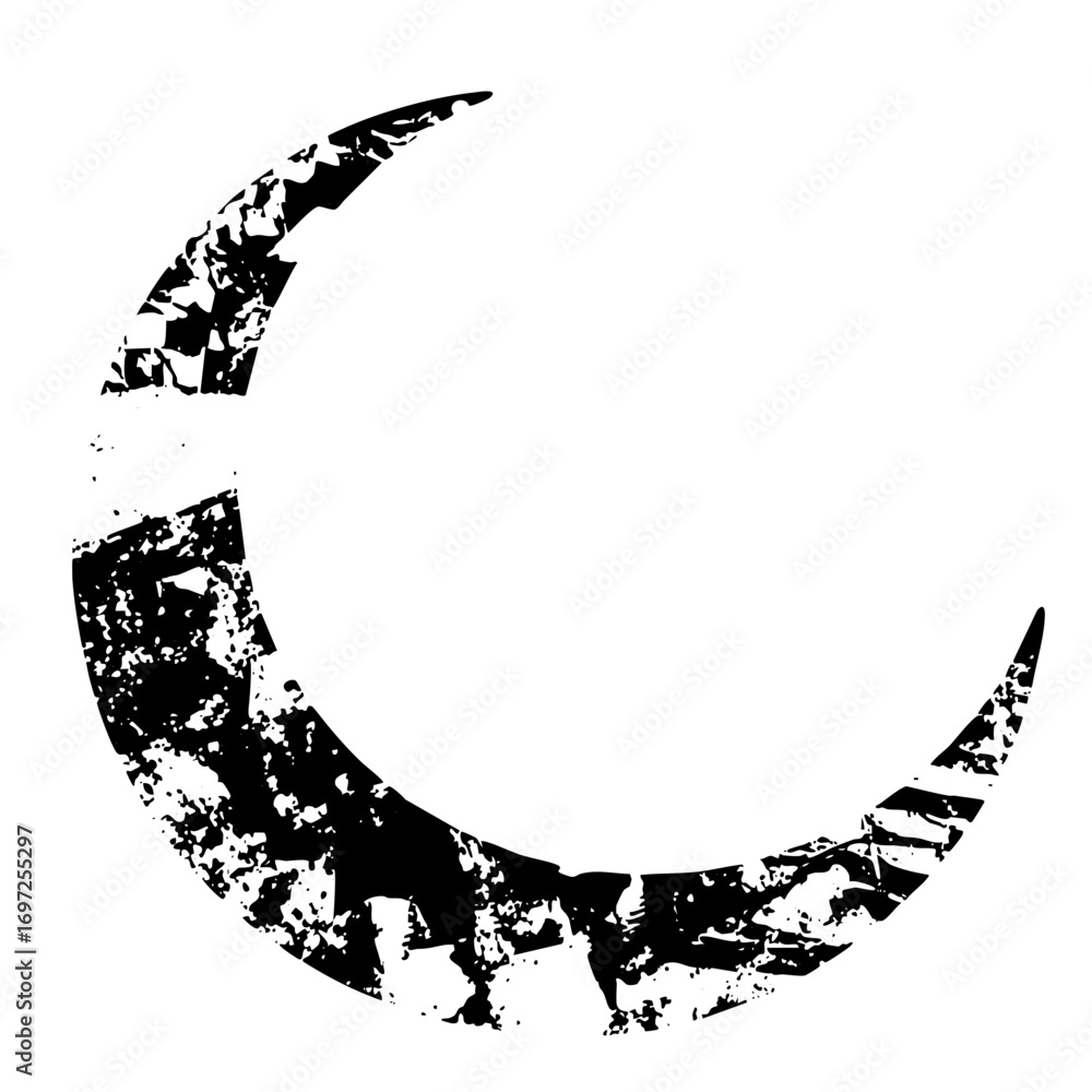 Poster vector distressed circular arrow element.