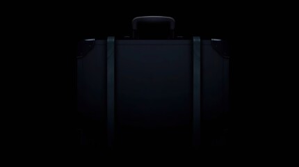 Vintage Suitcase Silhouette.