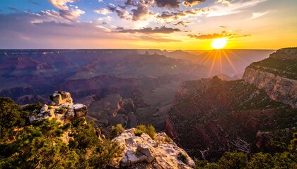 Grand Canyon sunset vista