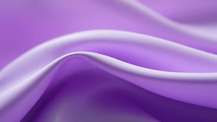 Fototapeta premium Elegant lavender silk fabric waves soft texture smooth drapery flowing material luxury background