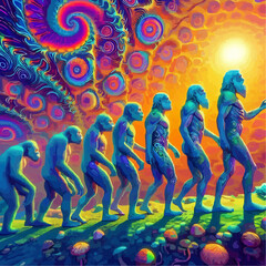 digital representation of human evolution 30