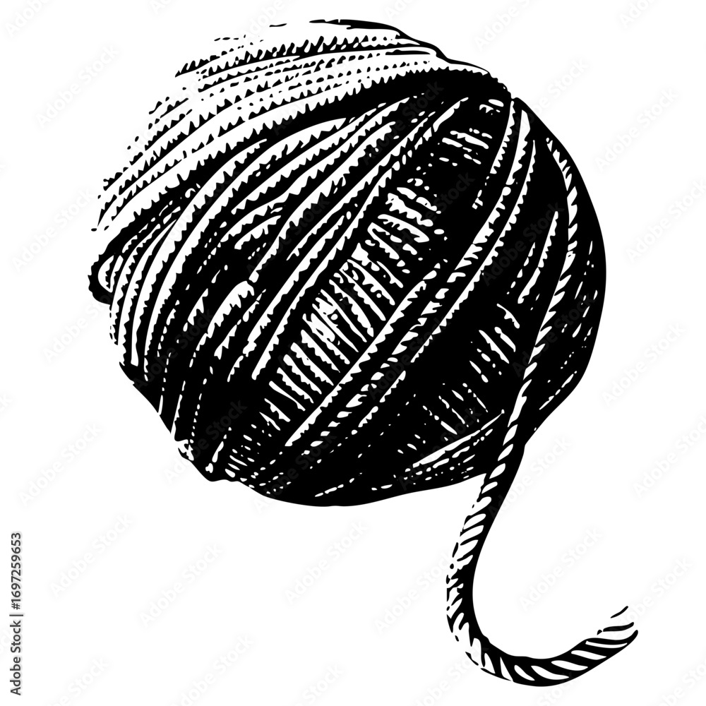 Poster vector detailed of a textured whelk with a pointed spire.