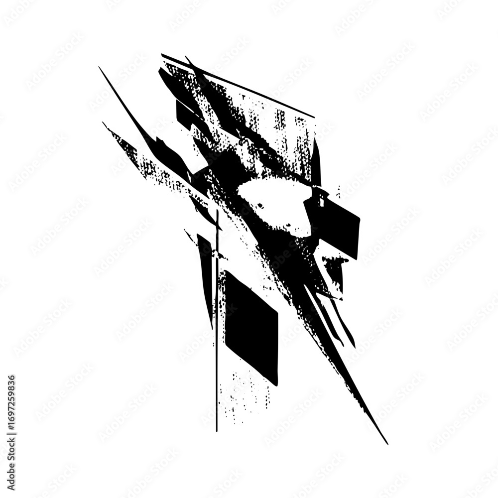 Poster vector abstract geometric shapes create a dynamic modern .