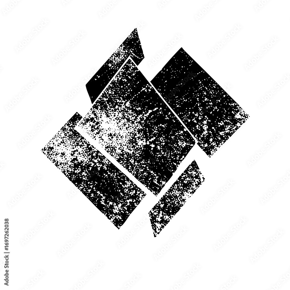 Poster vector abstract geometric shapes create a dynamic distressed .