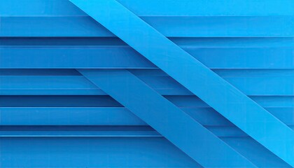 Abstract Cyan Gradient Bars with Soft Shadows and Depth