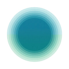 Layered concentric circle design with blue gradient tones
