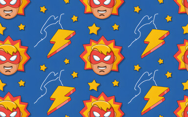 Obraz premium seamless halloween pattern