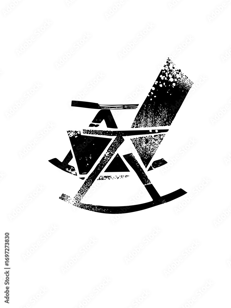 Aufkleber vector abstract geometric shapes with distressed typographic .